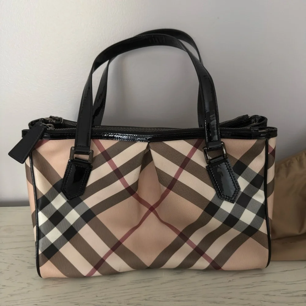 Burberry Checkered Shoulder Bag - Picture 1 of 10